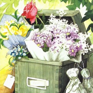 Collection garden - mailbox full of flowers