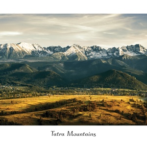 summer sunset in tatras - picture 1