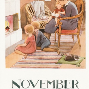Collection months by elsa beskow - november