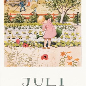 Collection months by elsa beskow - july