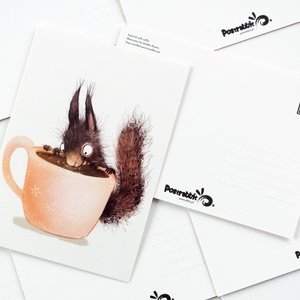 squirrel with coffee - picture 2
