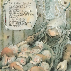 Postcard a lullaby for trolls