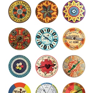 vintage game spinners - picture 1
