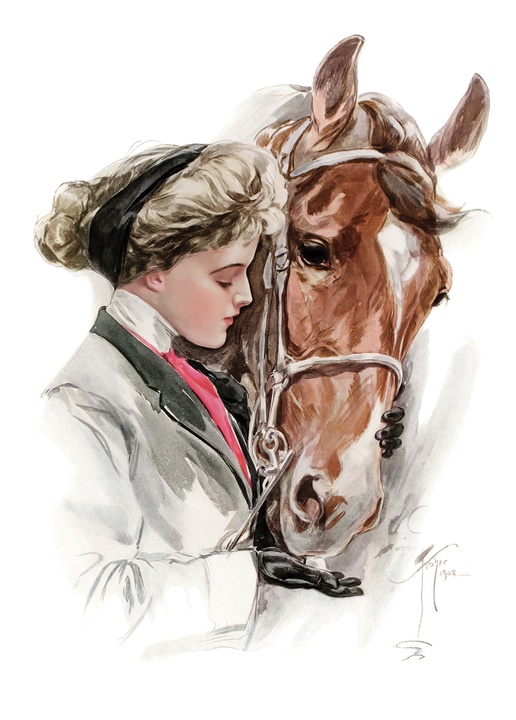 lady with a horse - picture 1