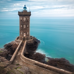 Postcard kermorvan lighthouse