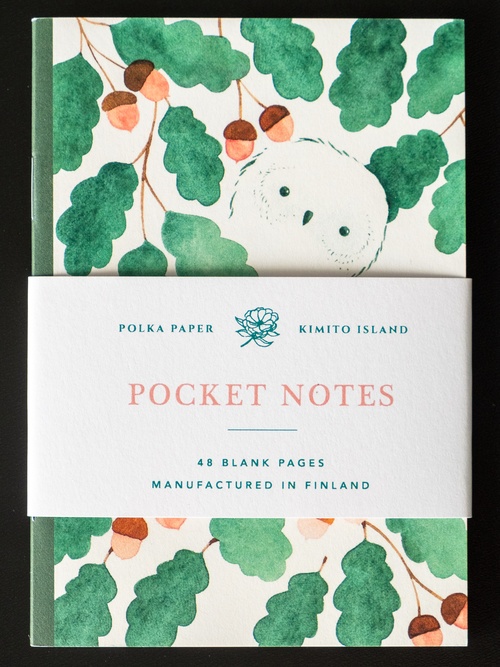 pocket notes - owl - picture 1