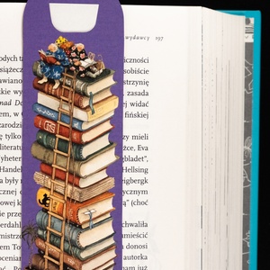 old ladies - bookmark (purple) - picture 3