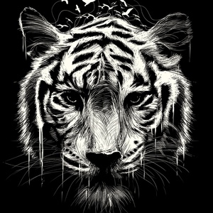 Pocztówka tygrys