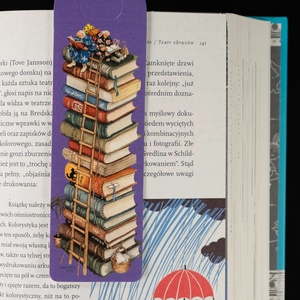 old ladies - bookmark (purple) - picture 2