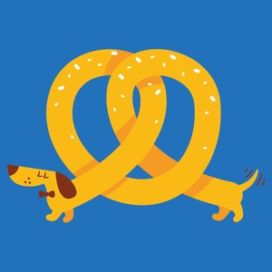 pretzel dachshund - picture 1