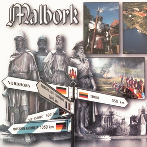 Postcard malbork castle #4