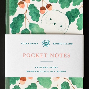 pocket notes - owl - picture 1