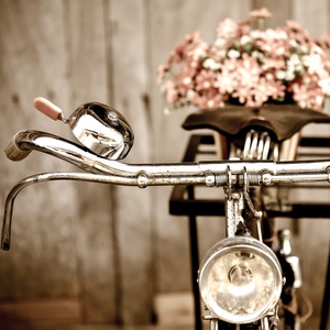 Postcard vintage bicycle