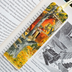 Postcard mamma mu in a treehouse - bookmark