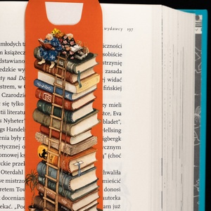 old ladies - bookmark (orange) - picture 3