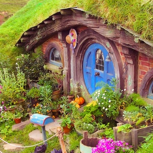 Pocztówka domek hobbita
