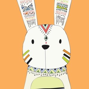 tribal rabbit - picture 1