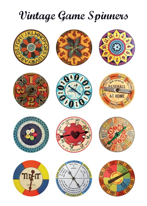 vintage game spinners - picture 1