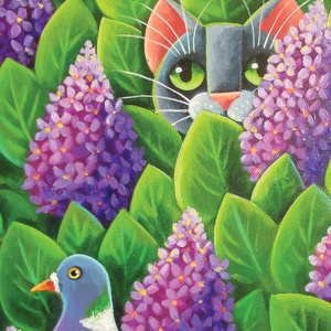 Collection fabulous painting - in lilacs