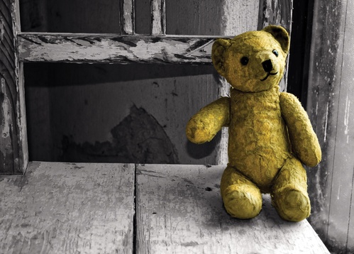 vintage teddy bear - picture 1