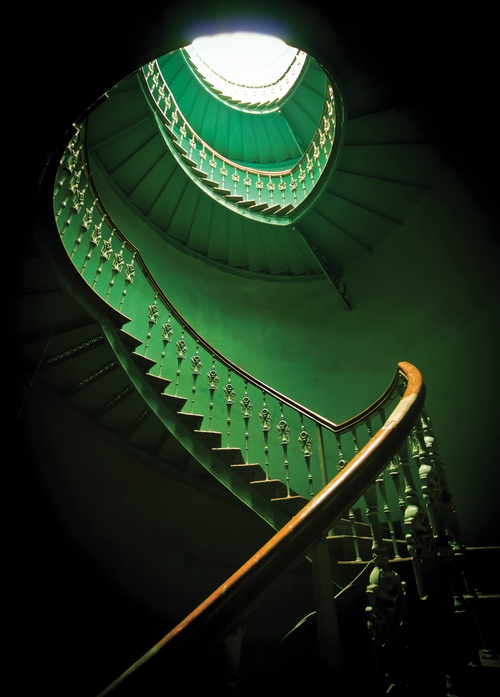 green staircase in wrocław - picture 1