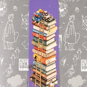 old ladies - bookmark (purple) - picture 1