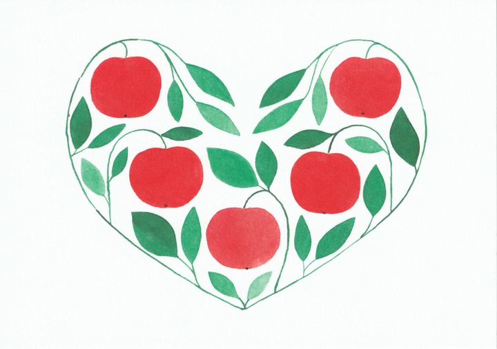 jabłkowe serce - zdjęcie 1