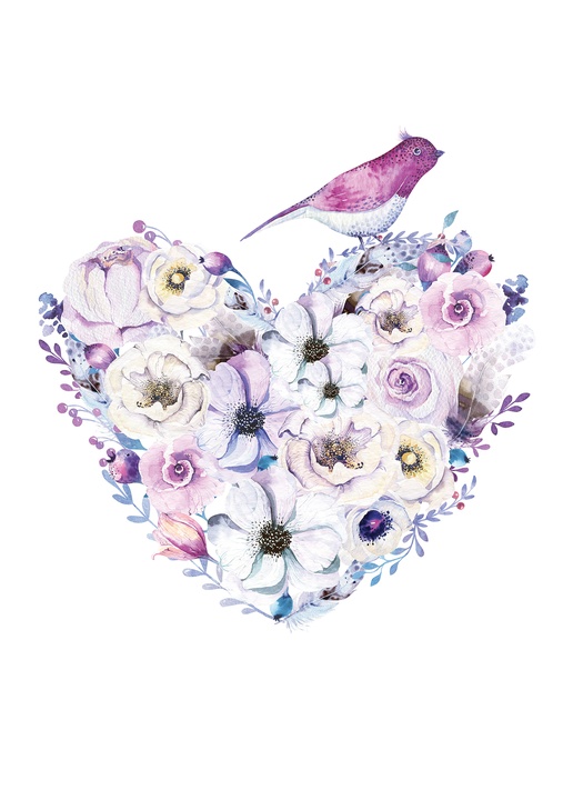heart shaped bouquet - picture 1