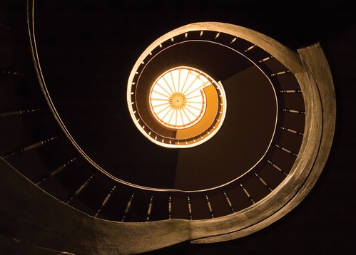spiralne schody - zdjęcie 1