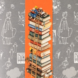 old ladies - bookmark (orange) - picture 1
